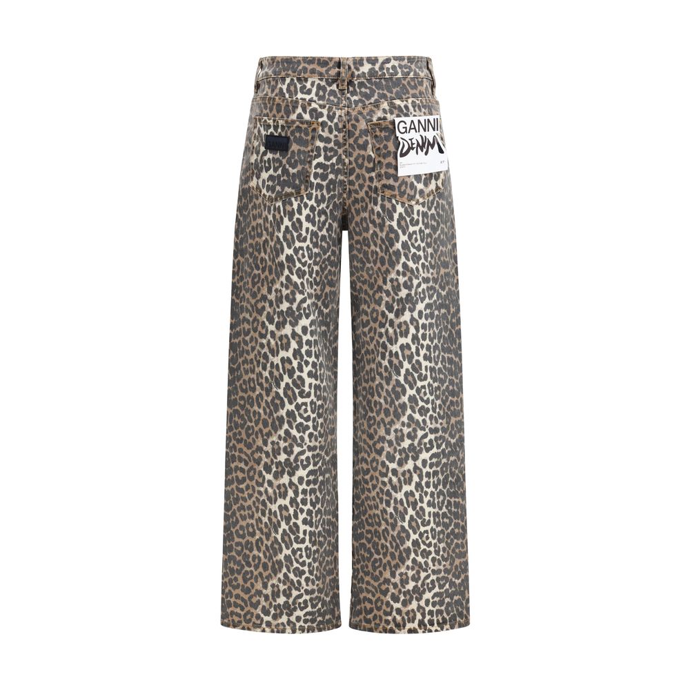 Multicolor Cotton Relaxed Fit Jeans