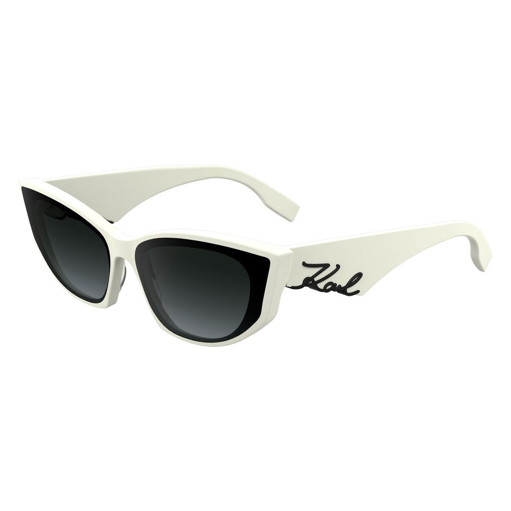 White Acetate Sunglasses