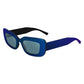 Blue Injected Sunglasses