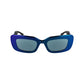 Blue Injected Sunglasses