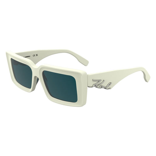 White Acetate Sunglasses