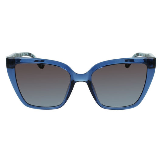 Blue Injected Sunglasses