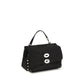 Black Calf Leather Bos Taurus Handbag