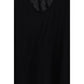 Black Cotton Sleeveles T-Shirt