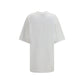 White Cotton Long Sleeve T-Shirt