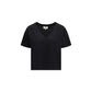 Black Cotton T-Shirt