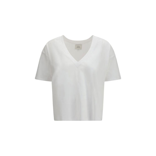 White Cotton Long Sleeve T-Shirt