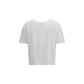 White Cotton Long Sleeve T-Shirt