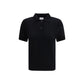 Black Cashmere Polo Shirt