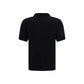 Black Cashmere Polo Shirt