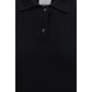 Black Cashmere Polo Shirt