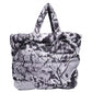 Gray Nylon Tote Bag