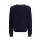 Blue Cashmere Sweatshirt