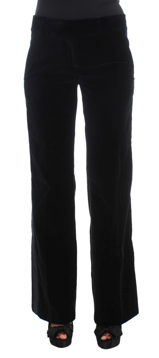 Black Viscose Pants