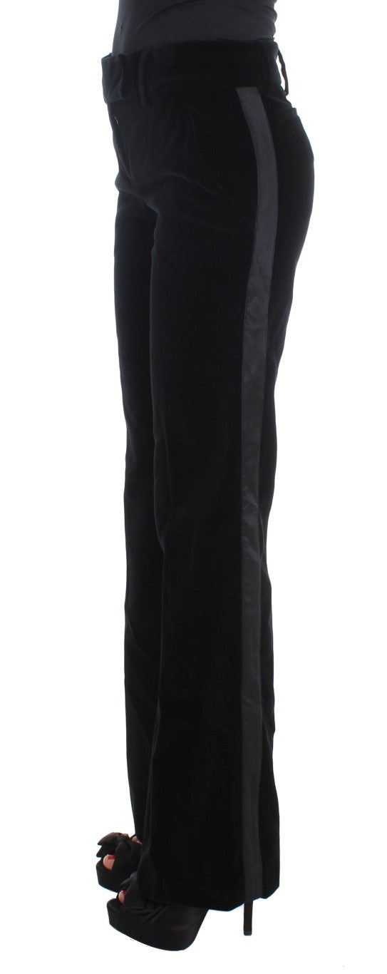 Black Viscose Pants