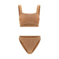 Brown Polyamide One-Piece Swimsuit