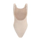 Beige Polyamide One-Piece Swimsuit
