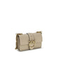 Beige Calf Leather Bos Taurus Shoulder Bag