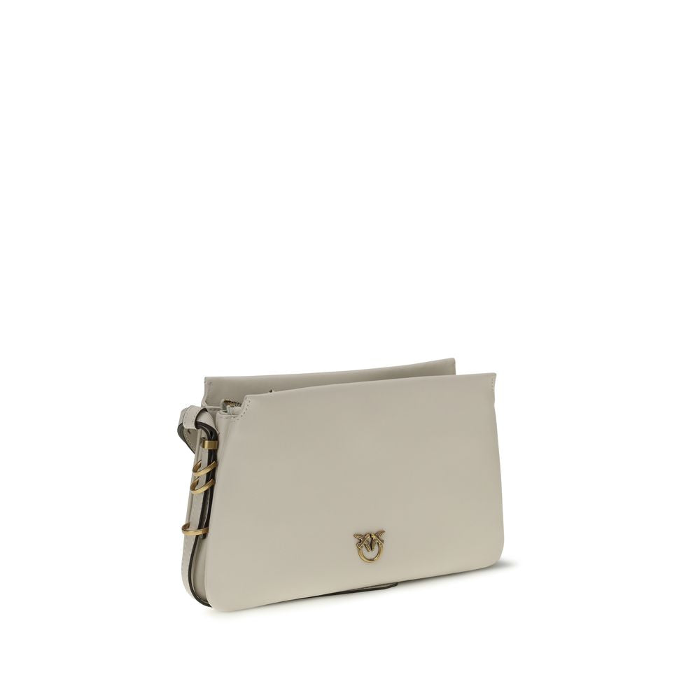 White Calf Leather Bos Taurus Shoulder Bag