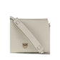 White Calf Leather Bos Taurus Shoulder Bag