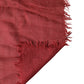 Red Cashmere Silk Fringe Wrap Foulard 200cm X 70cm Scarf