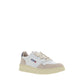 White Calf Leather Bos Taurus Low Top Sneakers