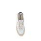 White Calf Leather Bos Taurus Low Top Sneakers