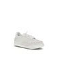 White Calf Leather Bos Taurus Low Top Sneakers