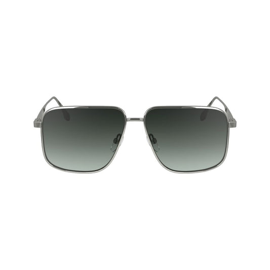 Gray Metal Sunglasses