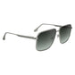 Gray Metal Sunglasses