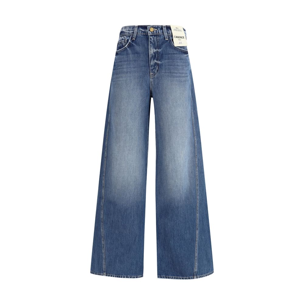 Blue Cotton Relaxed Fit Jeans