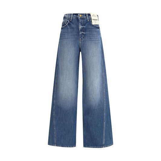 Blue Cotton Relaxed Fit Jeans