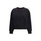Black Cotton Sweatshirt