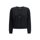 Black Wool Cardigan