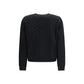 Black Wool Cardigan
