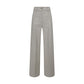 Gray Viscose Casual Pants