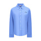 Blue Cotton Dress Shirt