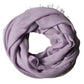Purple Cashmere Silk Fringe Wrap 200cm x 95cm Scarf