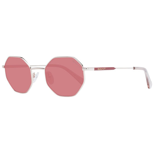 Rose Gold Metal Sunglasses