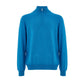 Blue Wool Turtleneck