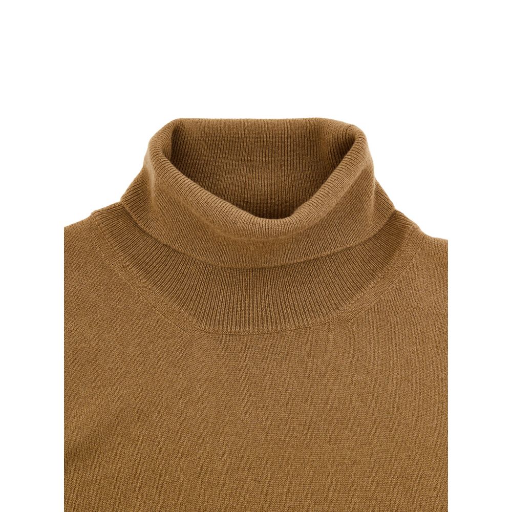 Brown Wool Turtleneck