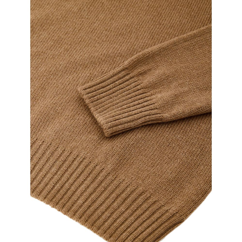 Brown Wool Turtleneck