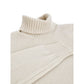 Beige Wool Turtleneck