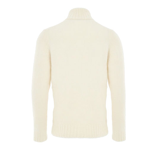 White Wool Turtleneck
