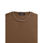 Brown Silk Sweatshirt