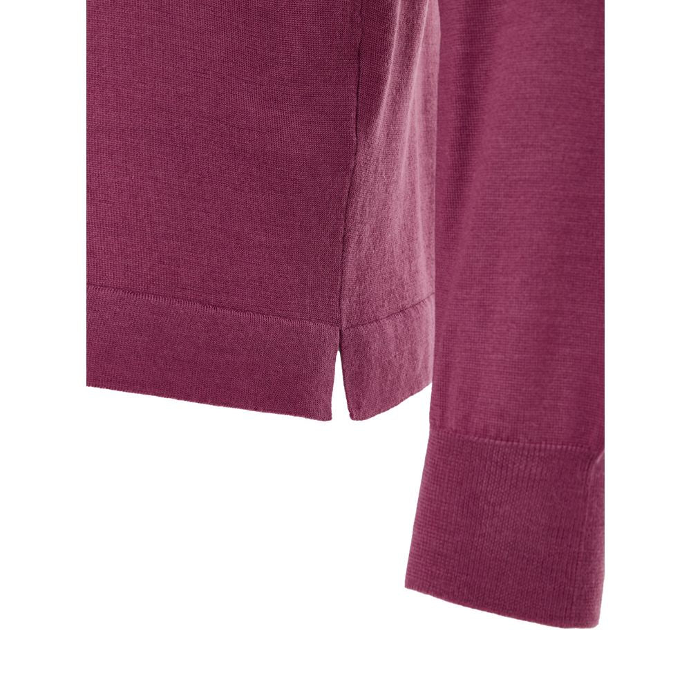 Purple Wool Sweatshirt