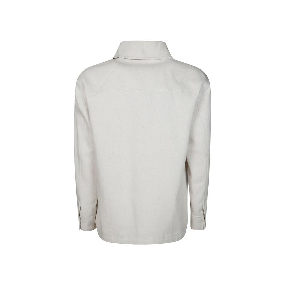 Beige Cotton Tank Tops