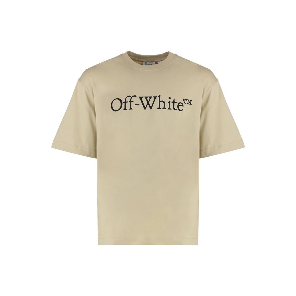 Beige Cotton T-Shirt