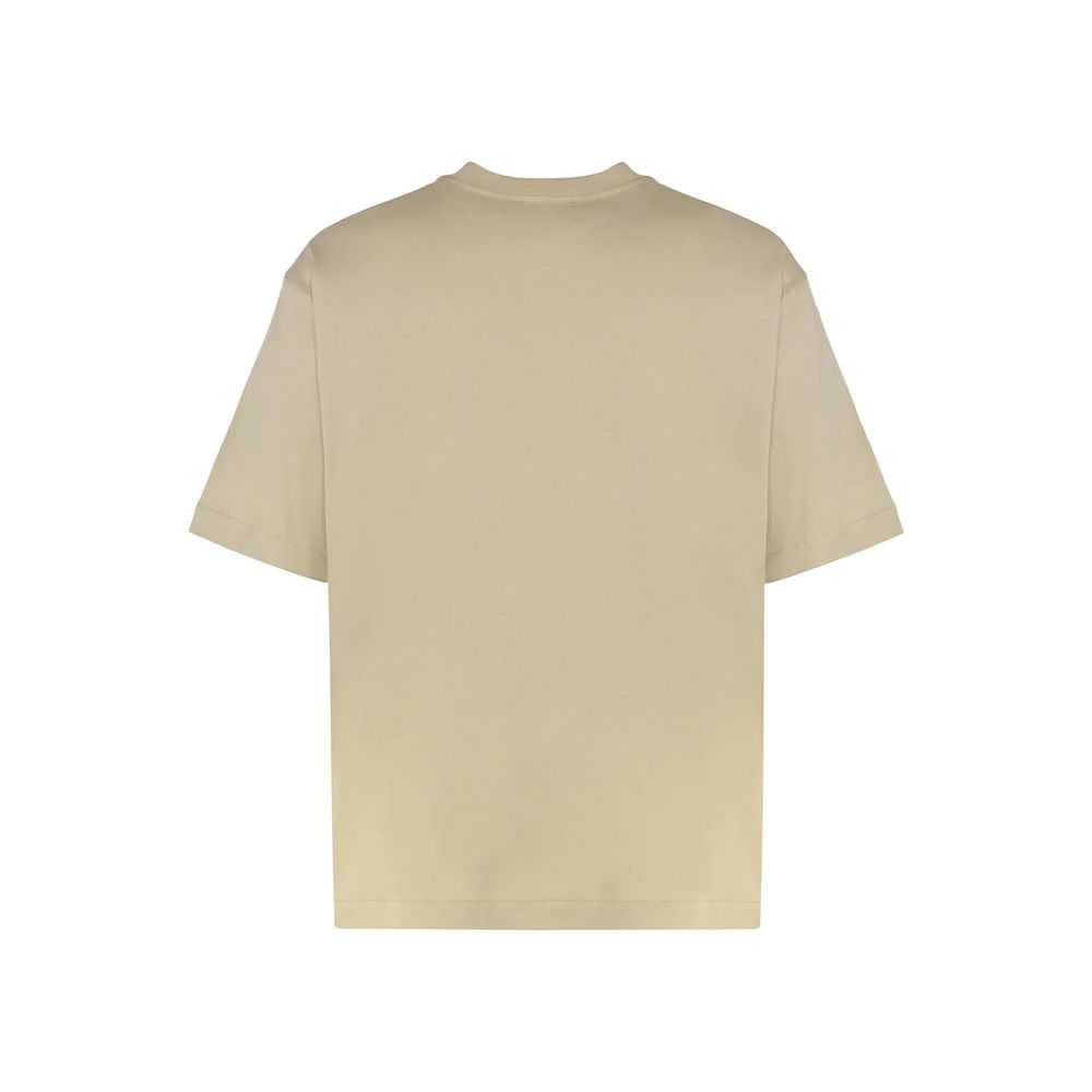 Beige Cotton T-Shirt