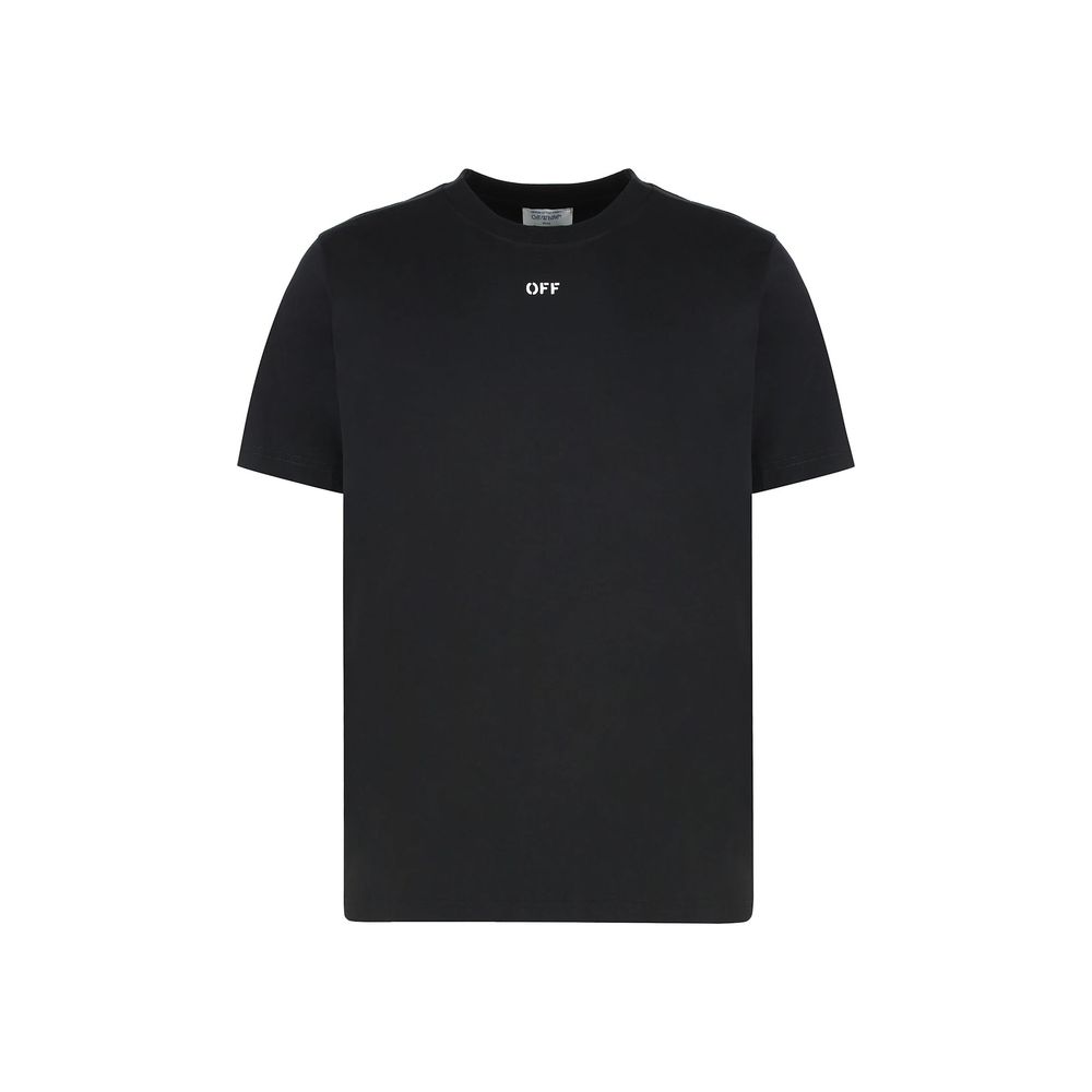 Black Cotton T-Shirt